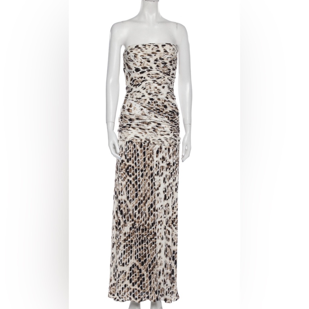 Halston Heritage Strapless Gown